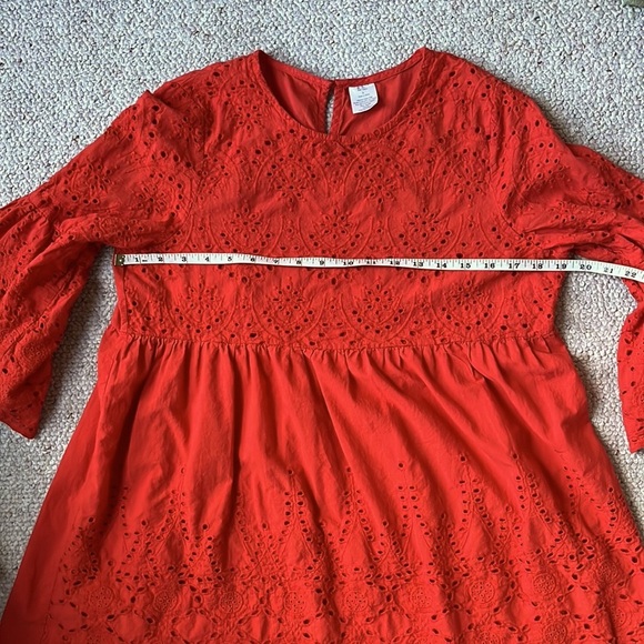 Boho babydoll bell-sleeved blouse M-L - Picture 6 of 9